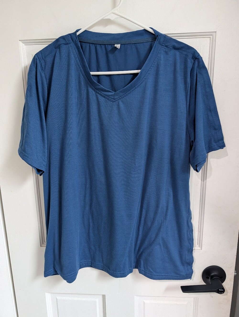 Surgical V-Neck Short Sleeve Tee - Blue